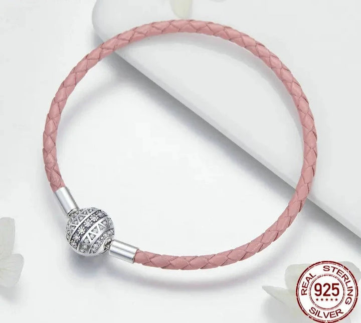 Leather Bracelet with CZ: A Touch of Elegance and Luxury - HANDBAGS & CO