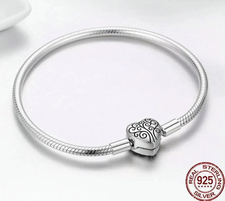 Silver Spring Tree of Life Heart Bracelet - HANDBAGS & CO