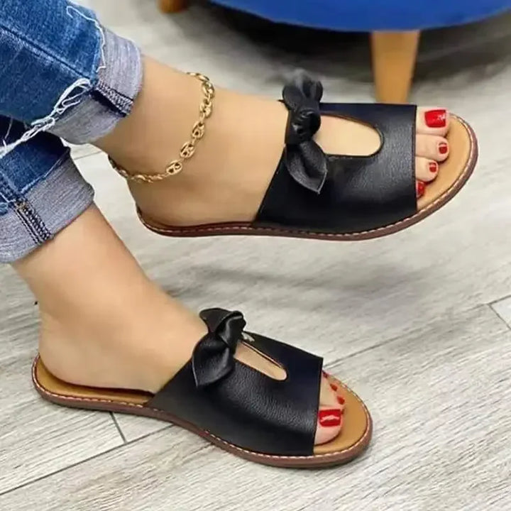 Cute Butterfly-Knot Summer Slippers for Women - Handbags & Co