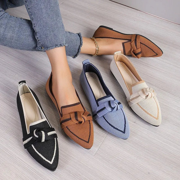 Luxury Pointed Toe Ballet Flats for Women - Handbags & Co