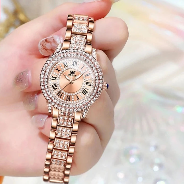 Women's Watches: Exquisite Design, Quartz Movement, Dazzling Diamonds - HANDBAGS & CO