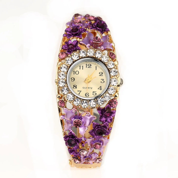 Sparkle and Shine: Women's Luxury Rhinestone Watch - HANDBAGS & CO