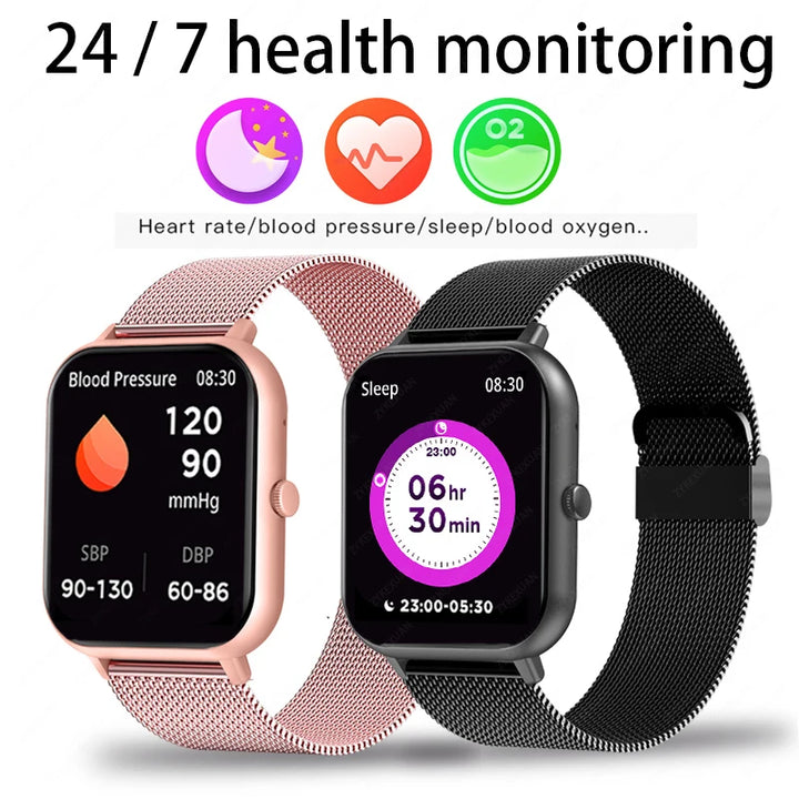 Ladies Smartwatch: Track Your Health and Fitness Goals with Ease - HANDBAGS & CO