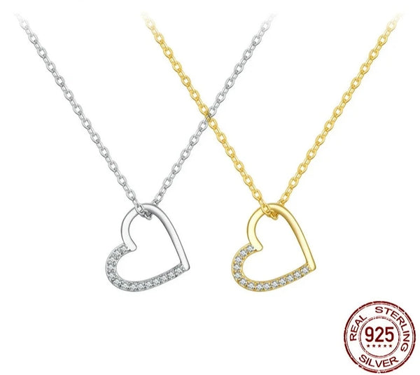 Timeless Elegance: Heart Pendant - HANDBAGS & CO