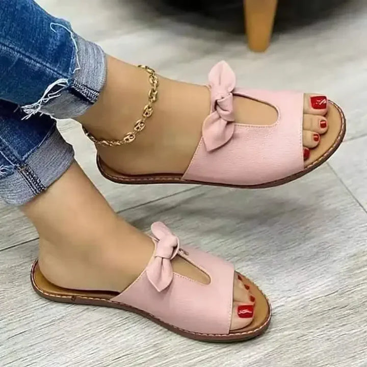 Cute Butterfly-Knot Summer Slippers for Women - Handbags & Co