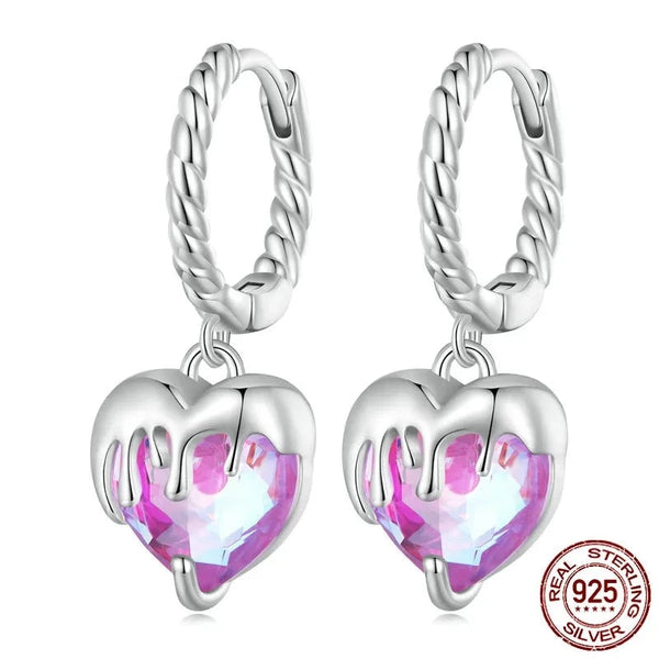 Melted Love Ear Clips Symbol of Love - Handbags & Co