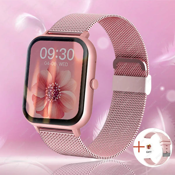 Ladies Smartwatch: Track Your Health and Fitness Goals with Ease - HANDBAGS & CO