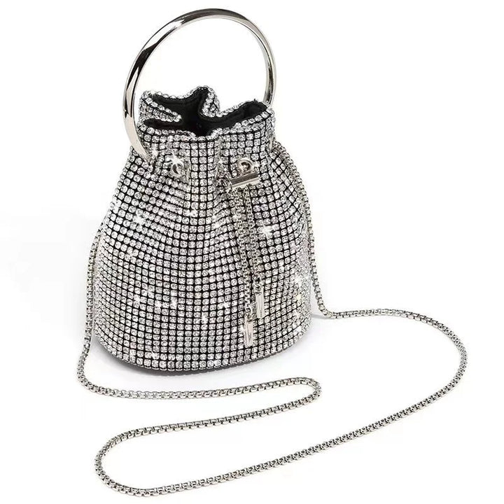 Women's bag a w bucket inlaid diamond - HANDBAGS & CO