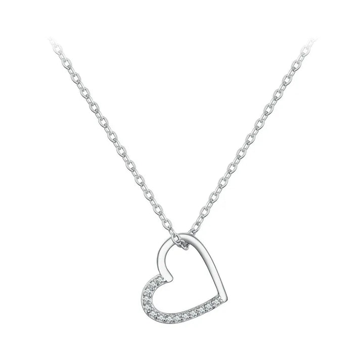 Timeless Elegance: Heart Pendant - HANDBAGS & CO